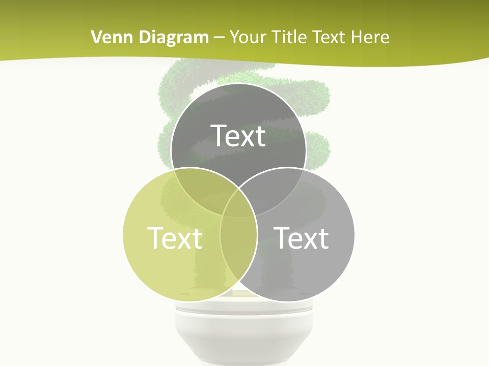 Symbol Illuminated Solution PowerPoint Template
