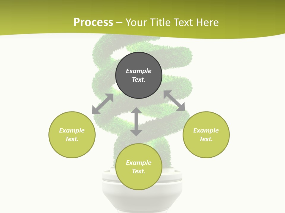 Symbol Illuminated Solution PowerPoint Template