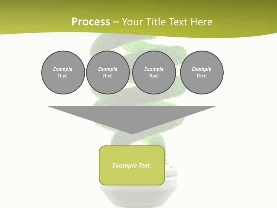 Symbol Illuminated Solution PowerPoint Template