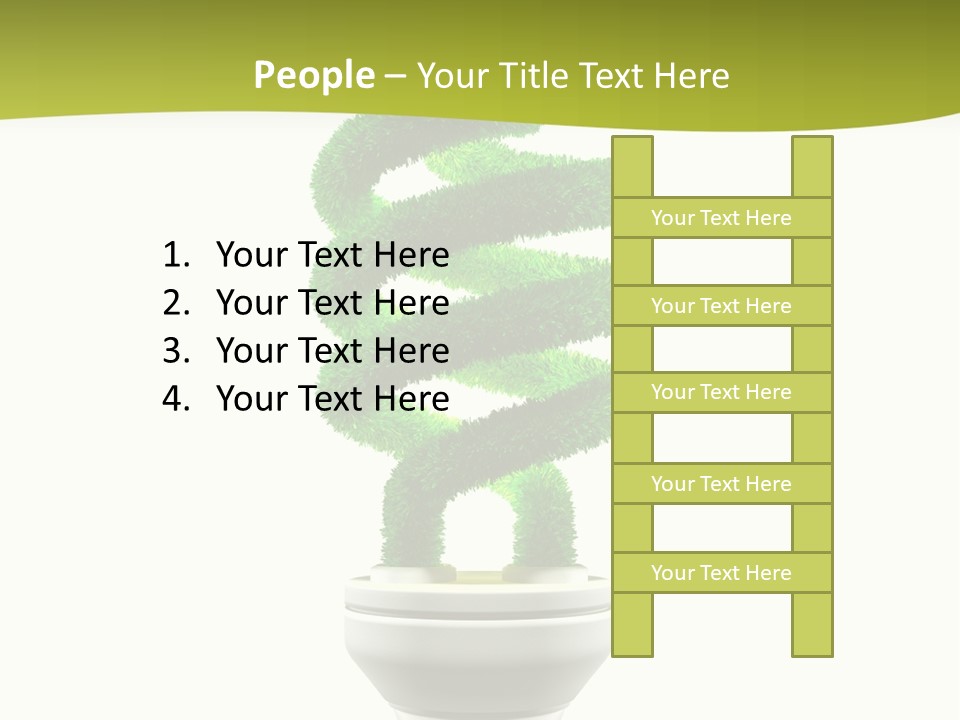 Symbol Illuminated Solution PowerPoint Template