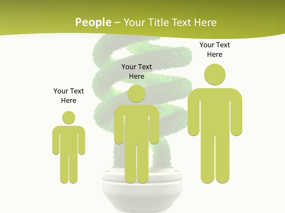 Symbol Illuminated Solution PowerPoint Template