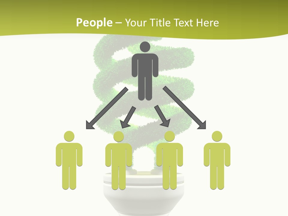 Symbol Illuminated Solution PowerPoint Template