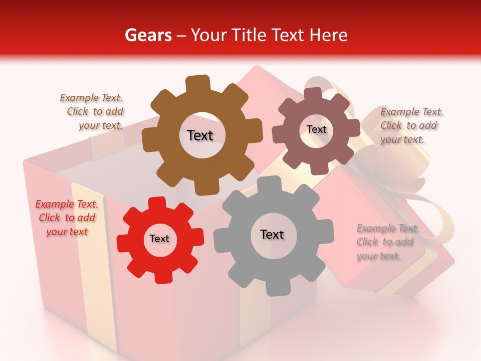 Red Packaging Event PowerPoint Template