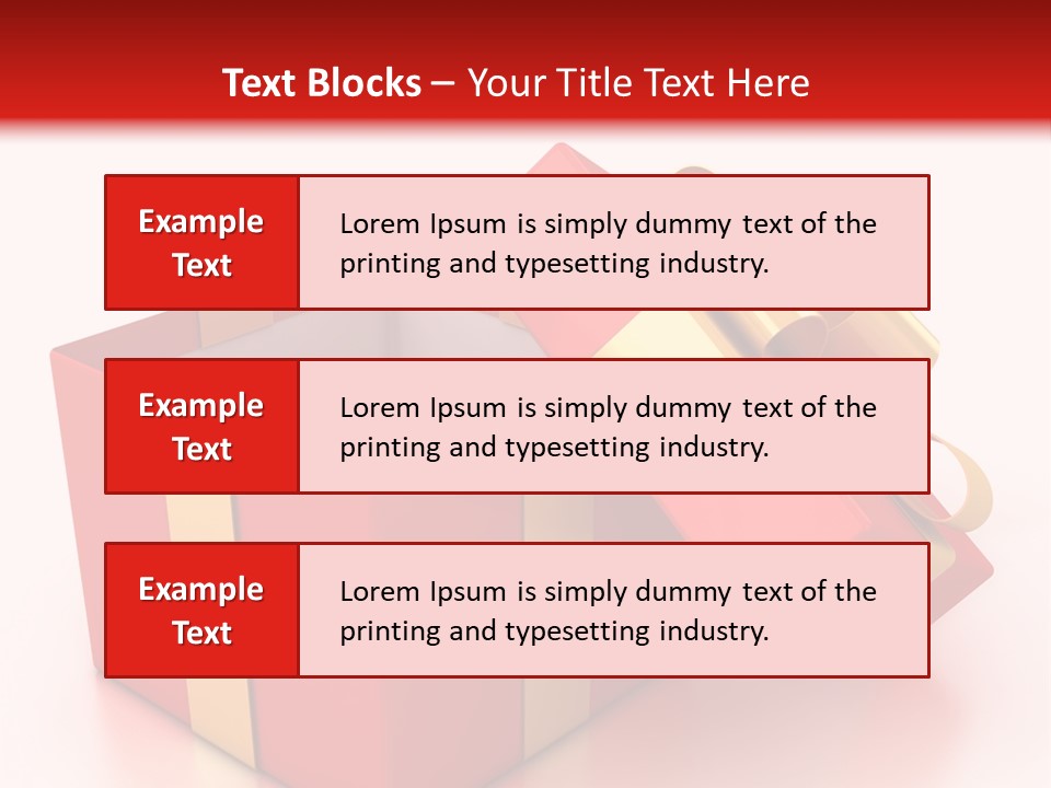 Red Packaging Event PowerPoint Template