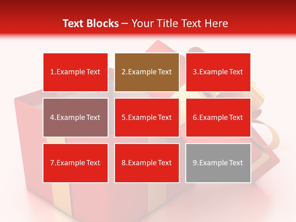 Red Packaging Event PowerPoint Template