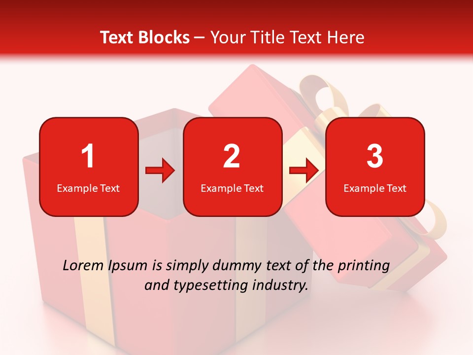 Red Packaging Event PowerPoint Template