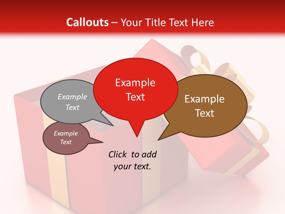 Red Packaging Event PowerPoint Template
