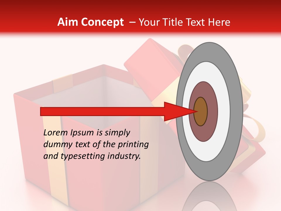 Red Packaging Event PowerPoint Template