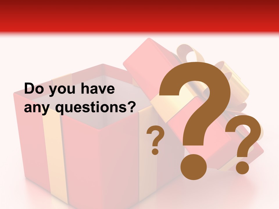 Red Packaging Event PowerPoint Template