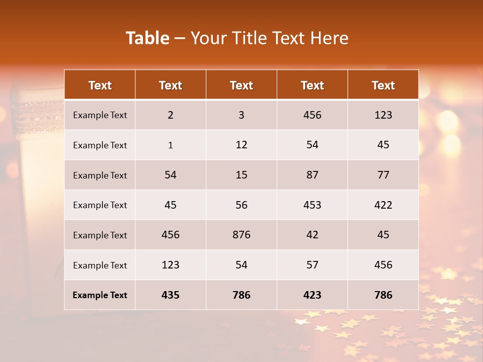 Greeting Christmas Gift Merry PowerPoint Template