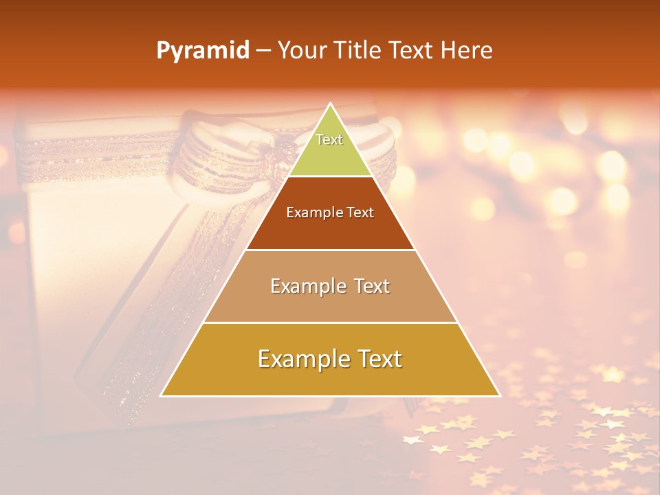 Greeting Christmas Gift Merry PowerPoint Template