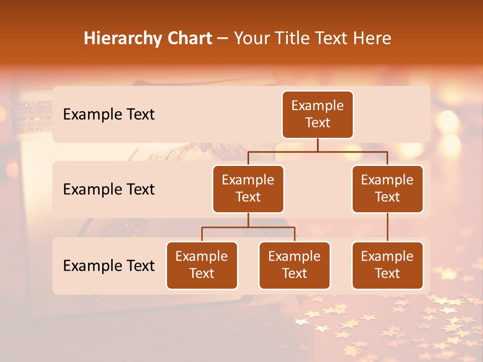 Greeting Christmas Gift Merry PowerPoint Template