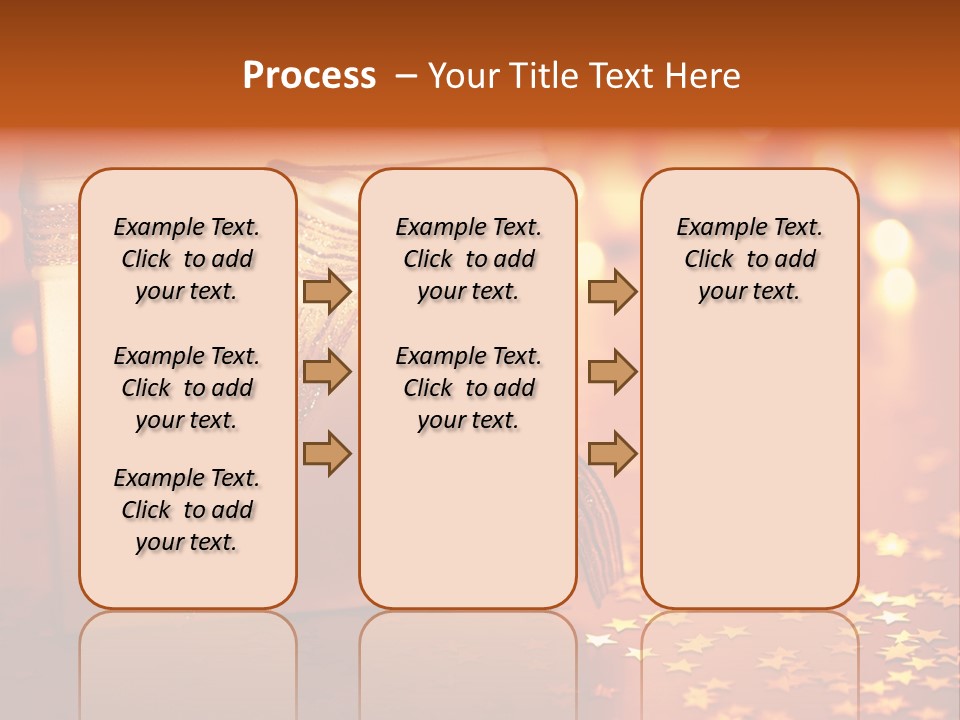 Greeting Christmas Gift Merry PowerPoint Template