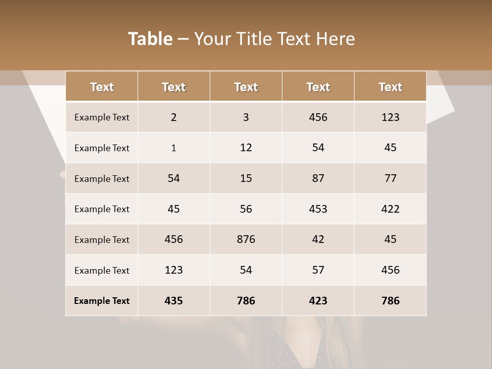 Chair Conference Room PowerPoint Template