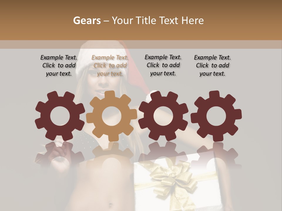 Chair Communication Toon PowerPoint Template