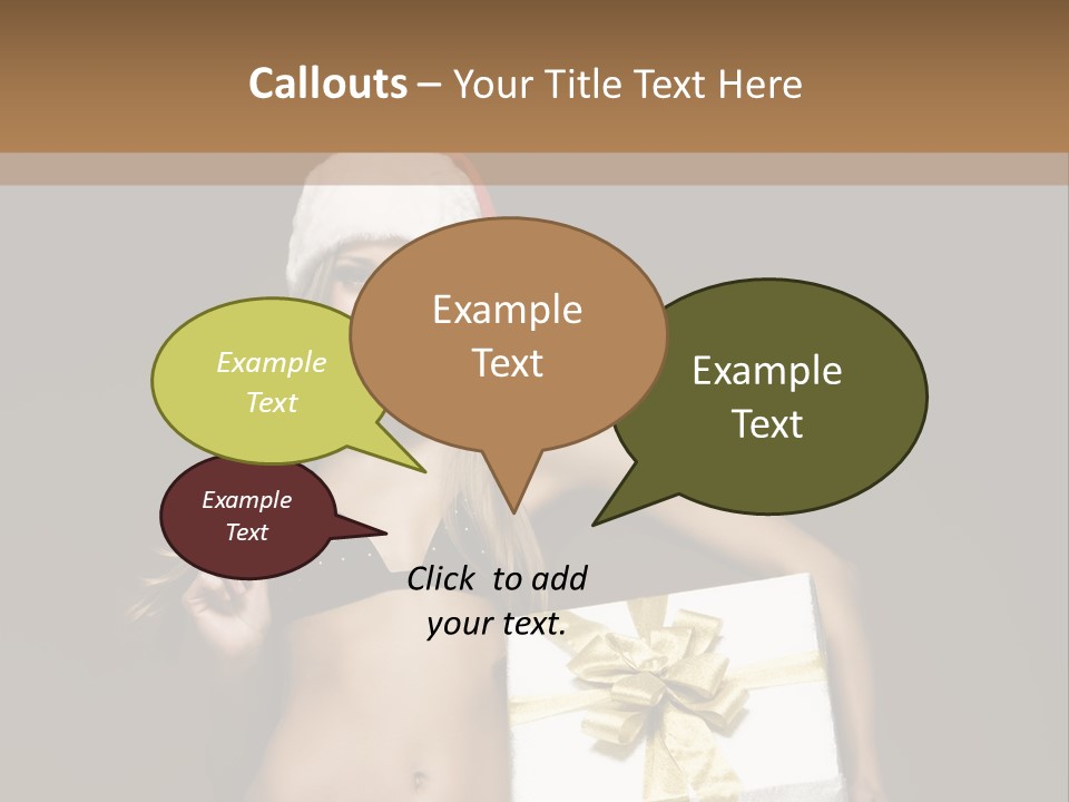 Chair Communication Toon PowerPoint Template