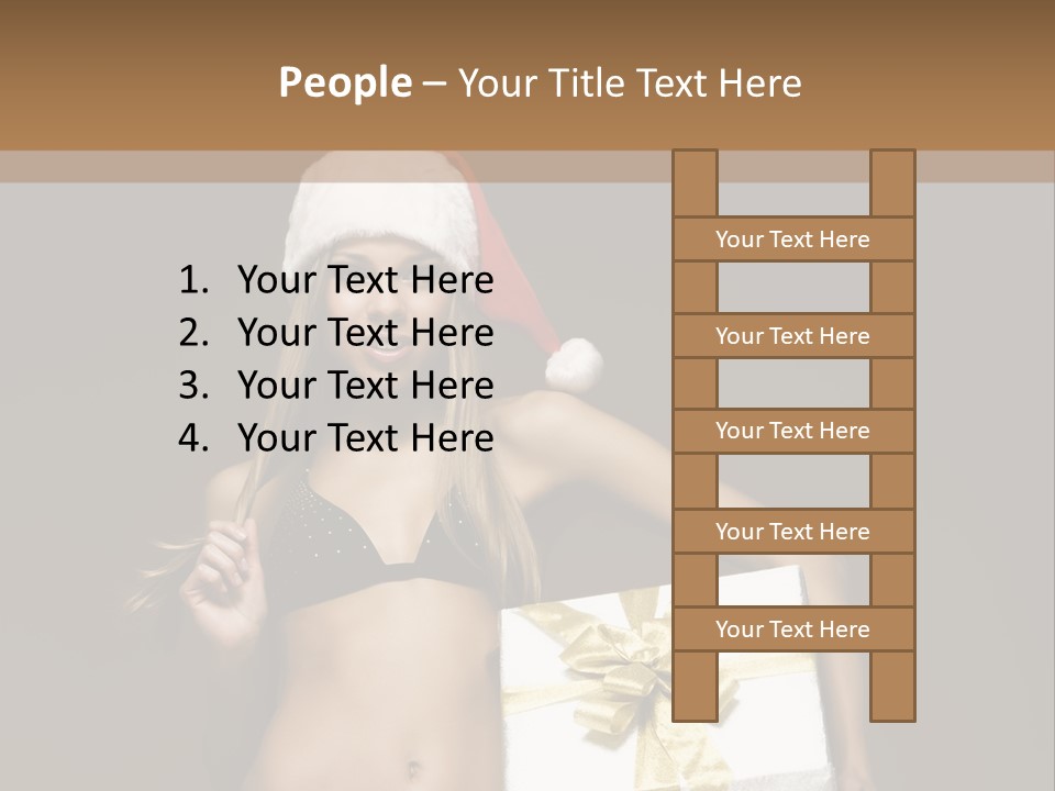 Chair Communication Toon PowerPoint Template