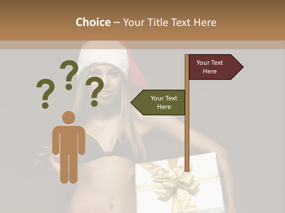 Chair Communication Toon PowerPoint Template