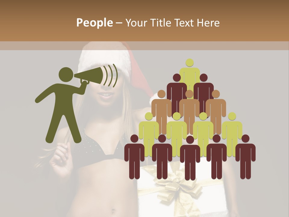 Chair Communication Toon PowerPoint Template