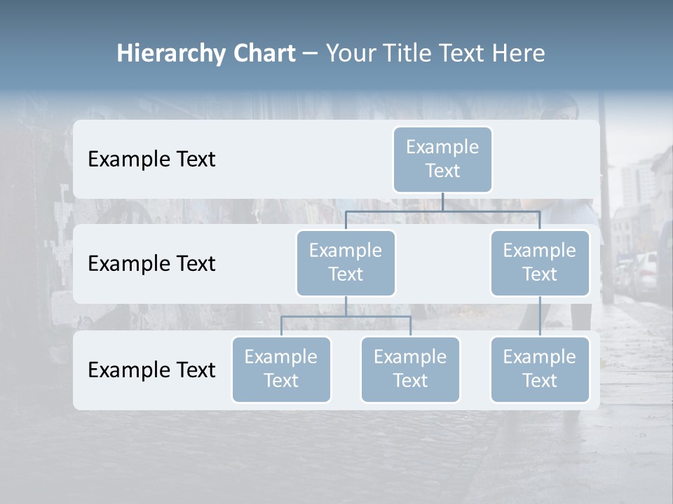 Mobile Outdoor Blonde PowerPoint Template