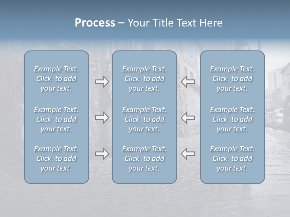 Mobile Outdoor Blonde PowerPoint Template