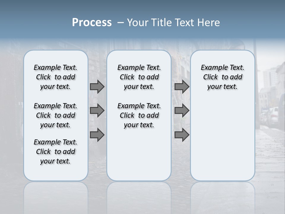 Mobile Outdoor Blonde PowerPoint Template
