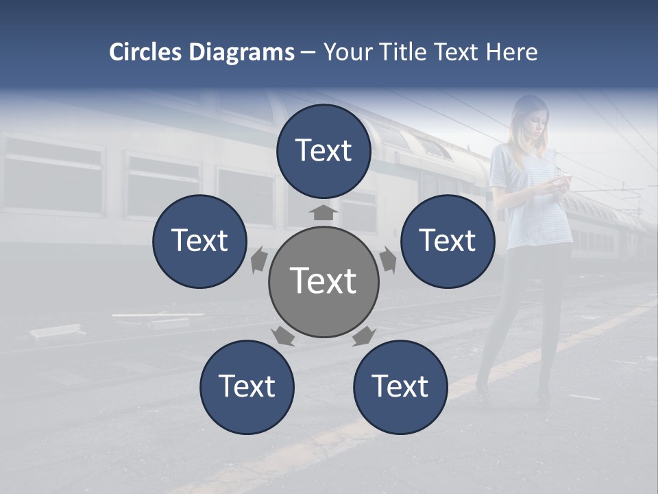 Write Sms Telephone PowerPoint Template