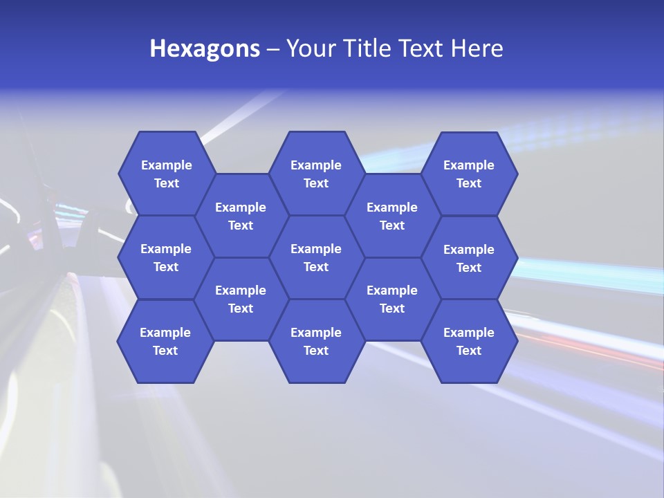 Wheel Reflection Side PowerPoint Template