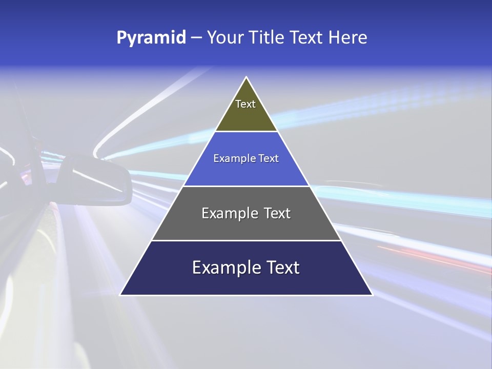 Wheel Reflection Side PowerPoint Template