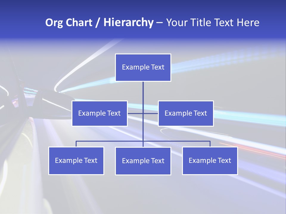 Wheel Reflection Side PowerPoint Template