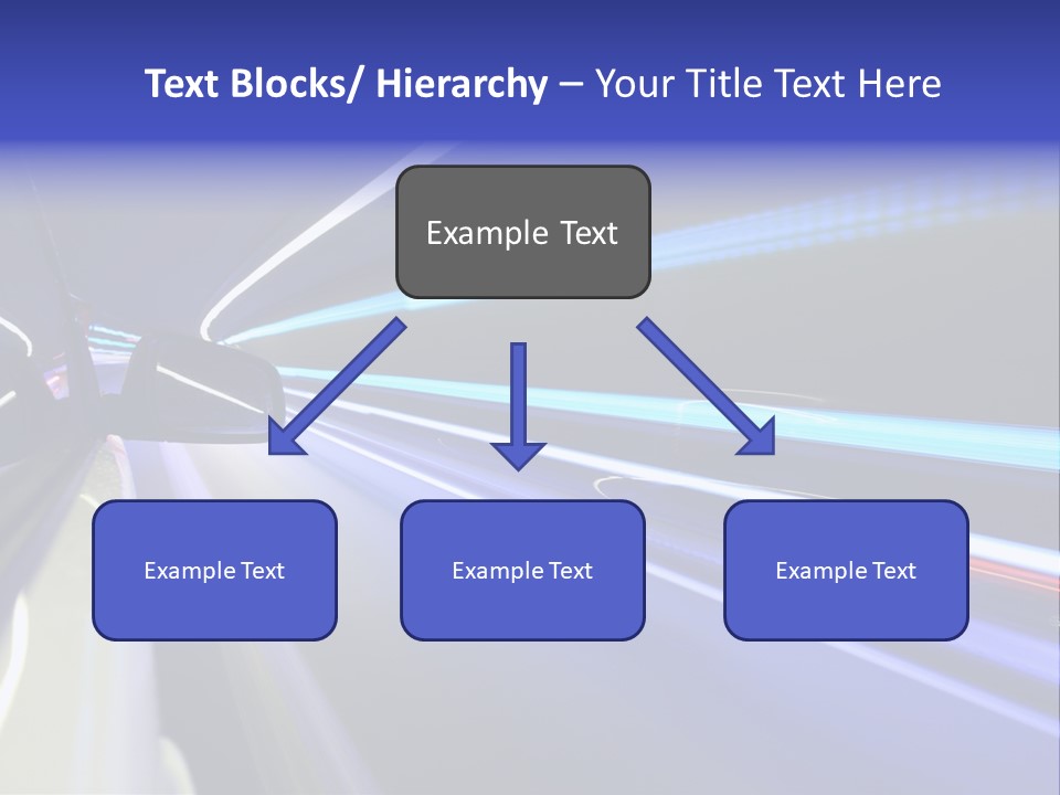 Wheel Reflection Side PowerPoint Template
