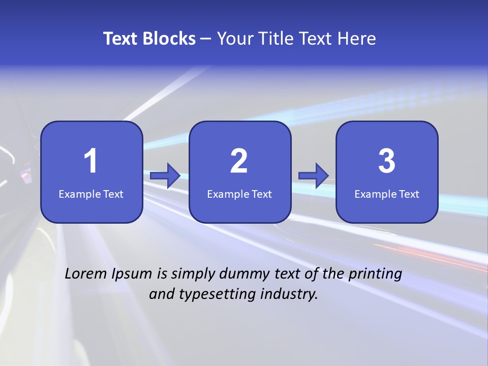 Wheel Reflection Side PowerPoint Template