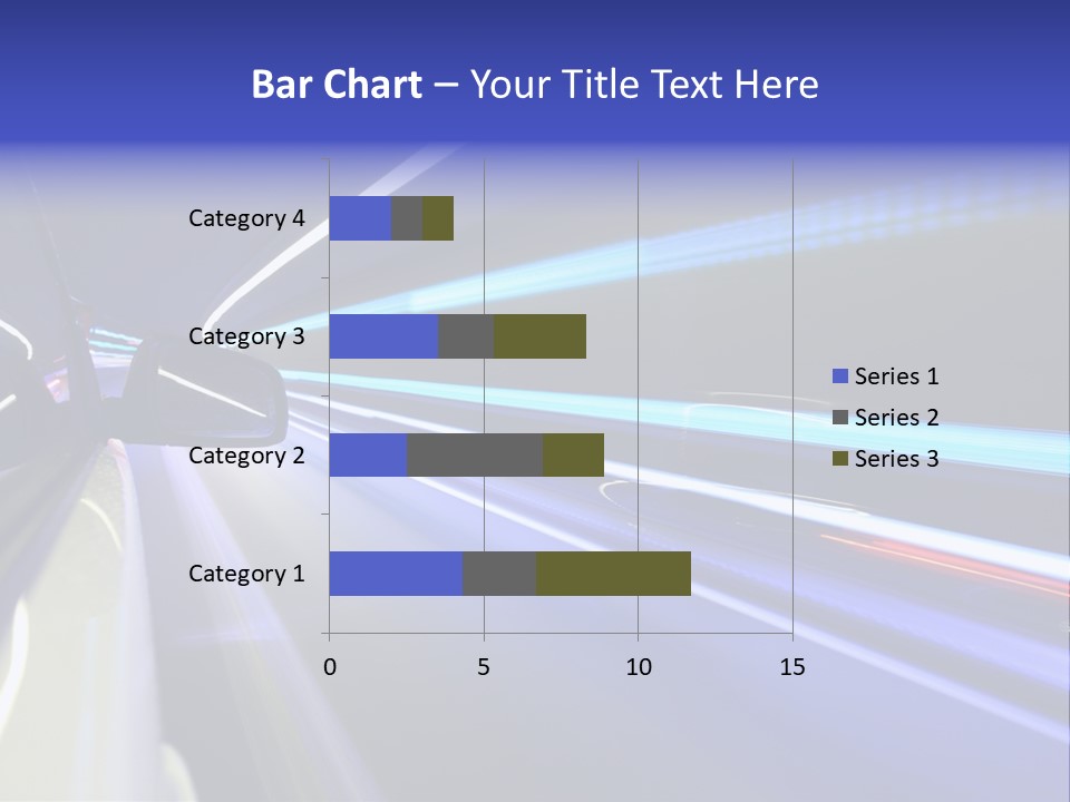 Wheel Reflection Side PowerPoint Template