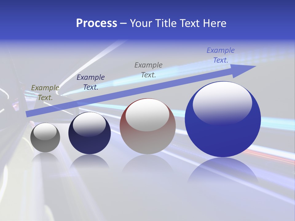 Wheel Reflection Side PowerPoint Template
