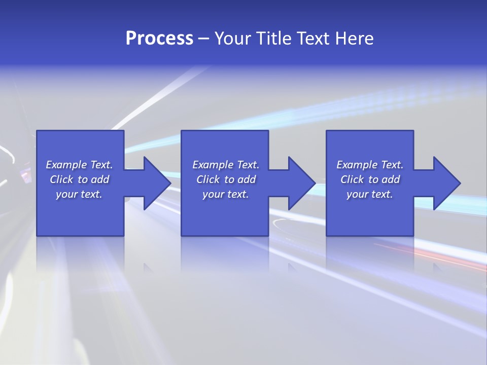 Wheel Reflection Side PowerPoint Template