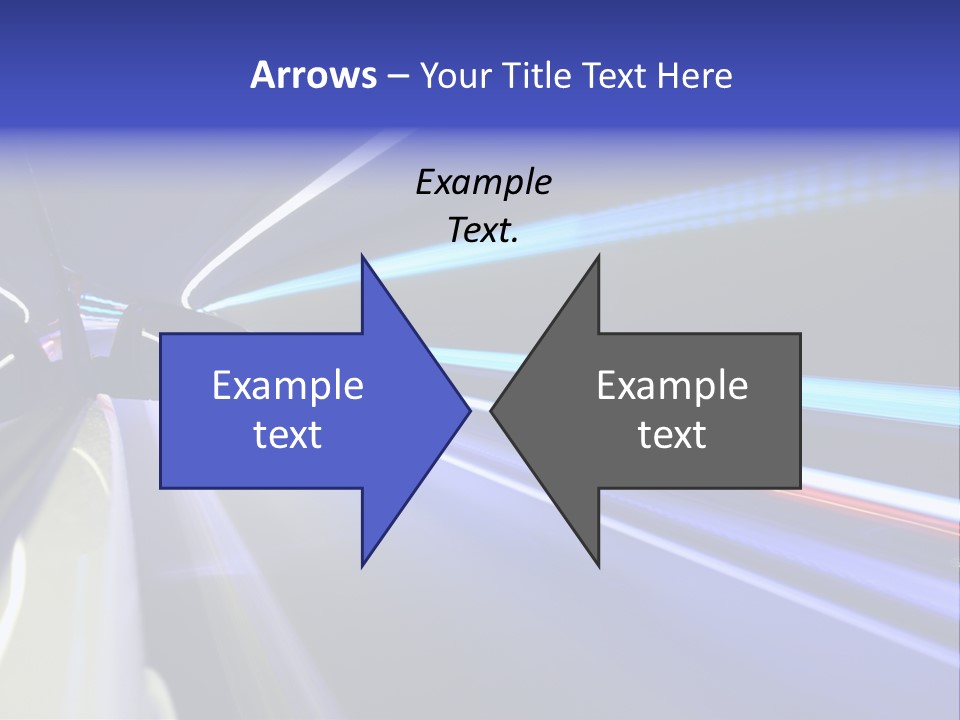 Wheel Reflection Side PowerPoint Template