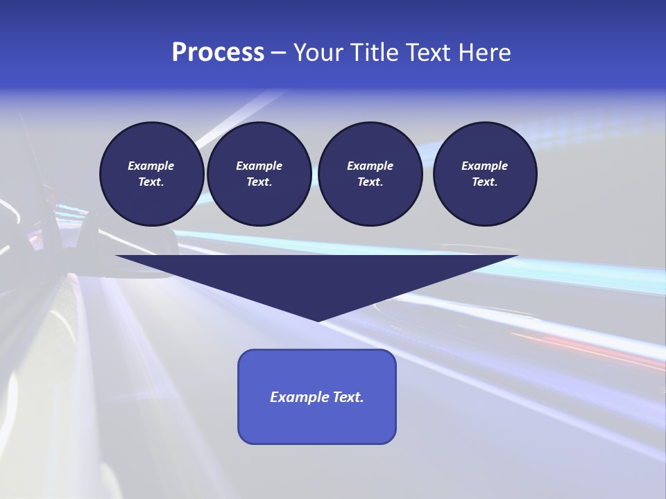 Wheel Reflection Side PowerPoint Template