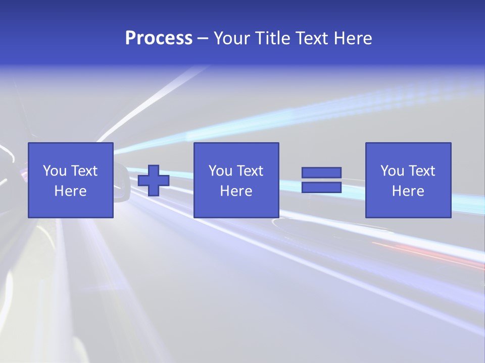 Wheel Reflection Side PowerPoint Template