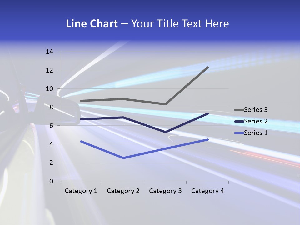 Wheel Reflection Side PowerPoint Template
