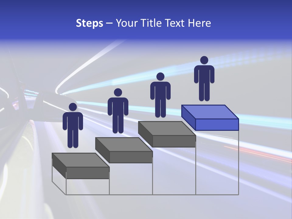 Wheel Reflection Side PowerPoint Template