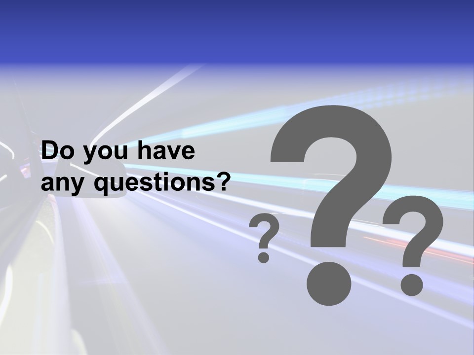 Wheel Reflection Side PowerPoint Template