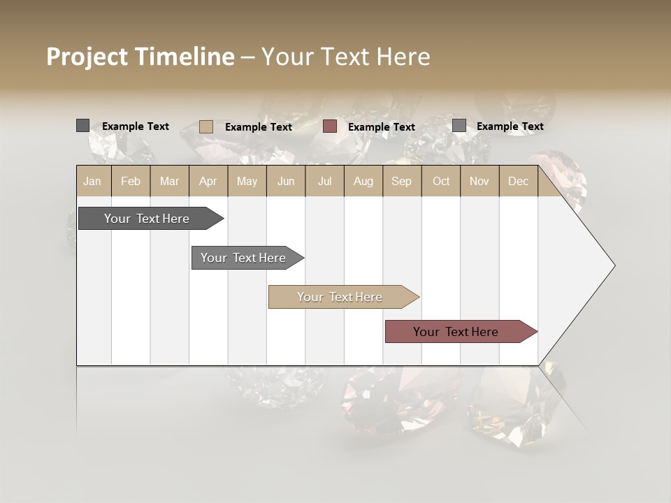 Stone Rendering Jewelry PowerPoint Template