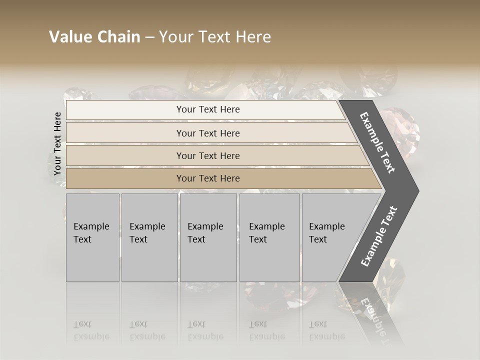 Stone Rendering Jewelry PowerPoint Template