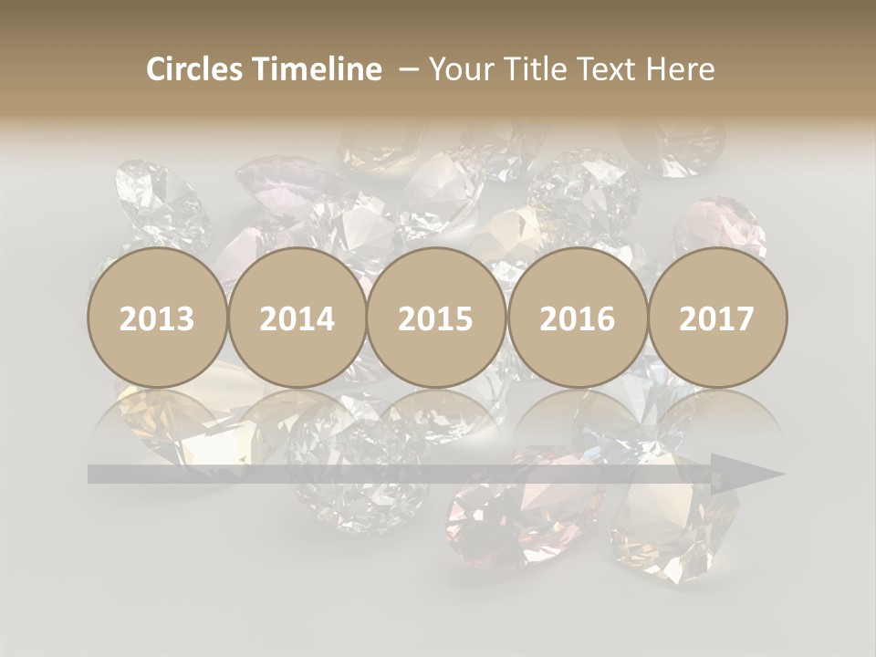 Stone Rendering Jewelry PowerPoint Template