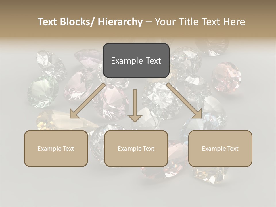 Stone Rendering Jewelry PowerPoint Template