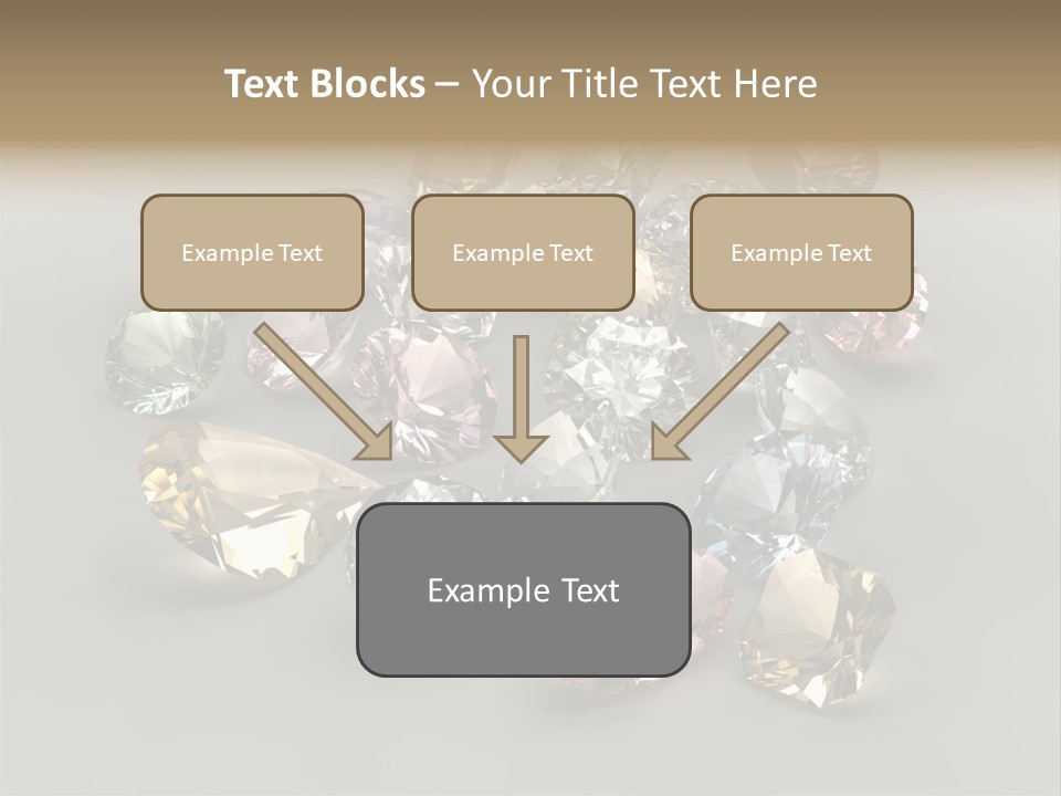 Stone Rendering Jewelry PowerPoint Template