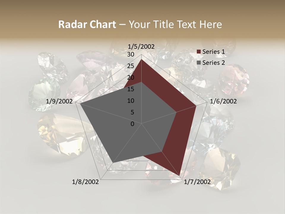 Stone Rendering Jewelry PowerPoint Template