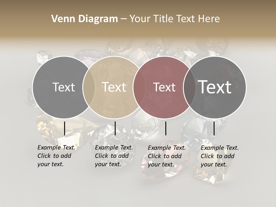 Stone Rendering Jewelry PowerPoint Template