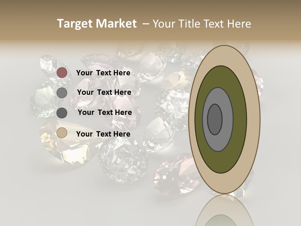 Stone Rendering Jewelry PowerPoint Template