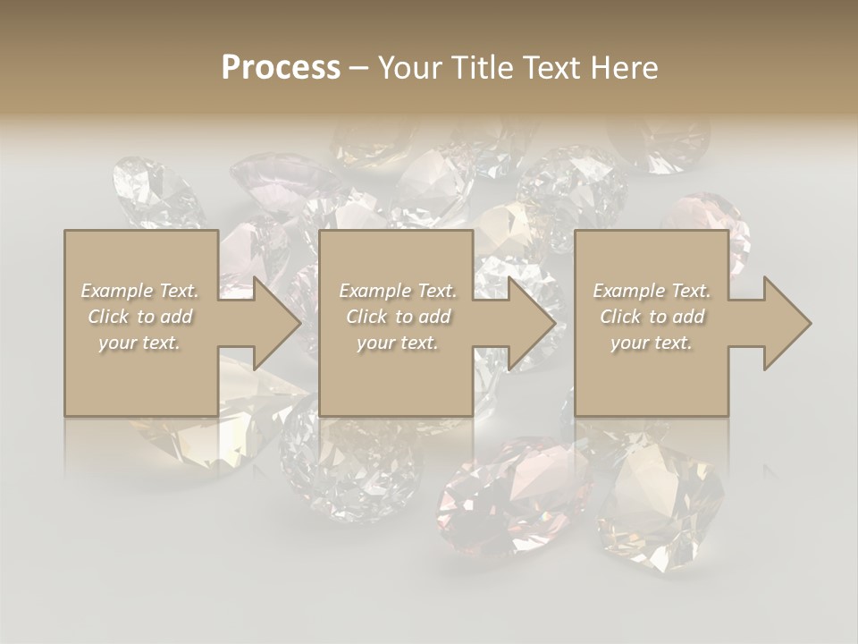 Stone Rendering Jewelry PowerPoint Template